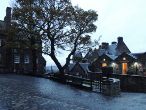 In the Castle Courtyard