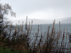 The mist rolling in over Loch Ness on Friday 13th.