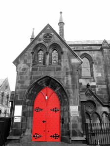 A church just off the Royal Mile in Edinburgh