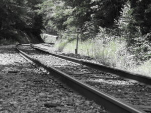 Tracks to who knows where on Old Tennessee 63